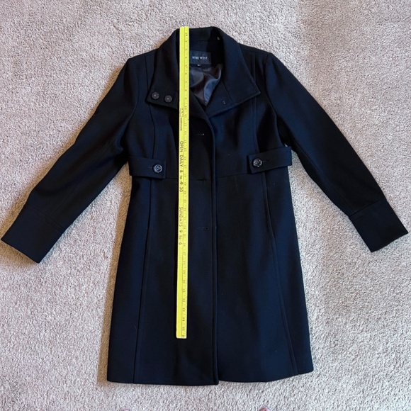Nine West Women's Wool Blend Coat Size 14 - Picture 4 of 7
